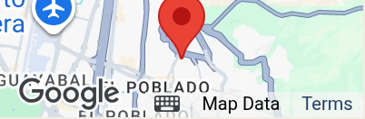 Map of El Poblado, Medellín